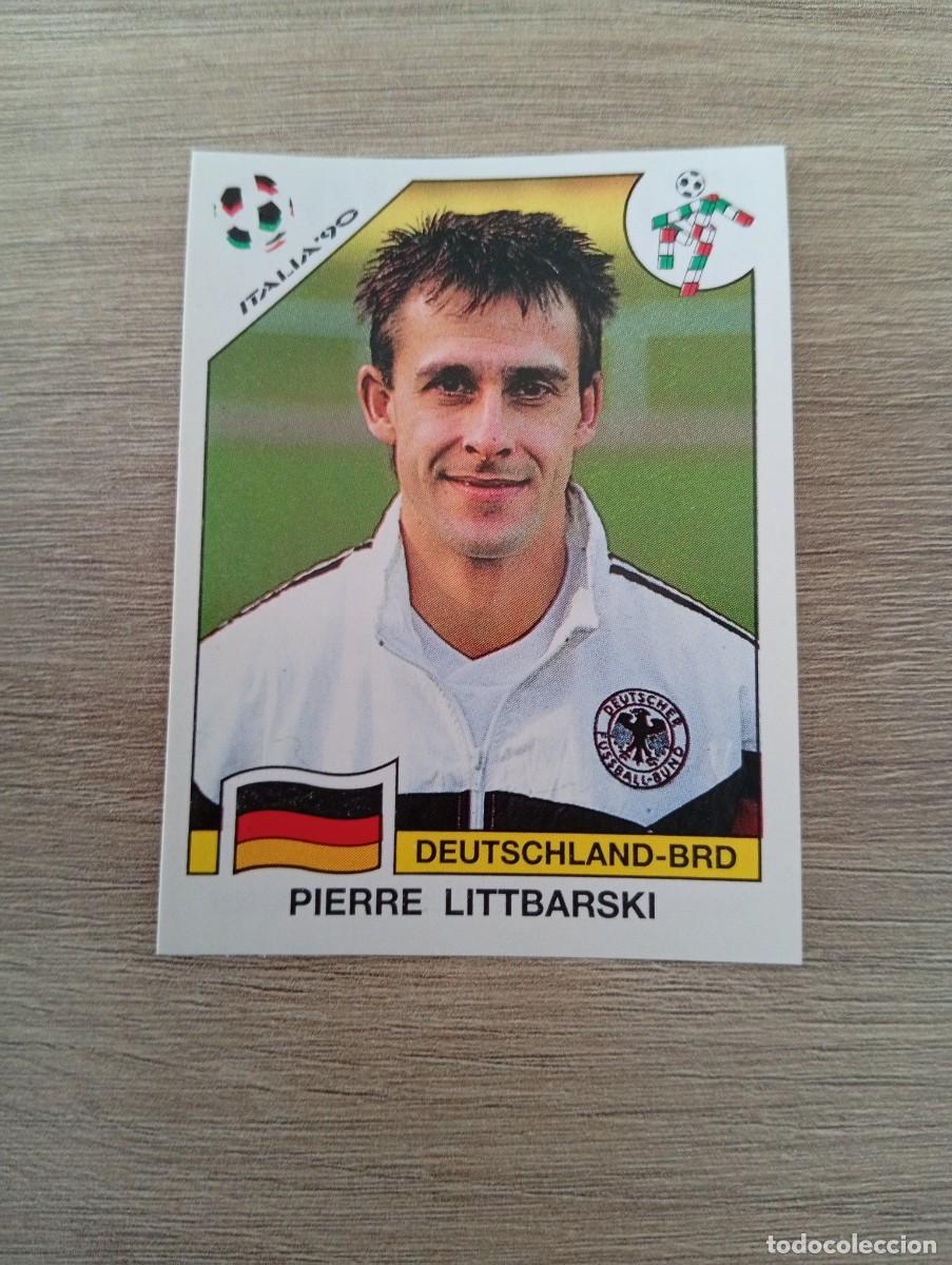 Cromos de f&uacute;tbol: PIERRE LITBARSKI 263 ALEMANIA PANINI ITALIA 1990 90 SIN PEGAR NUNCA PEGADO