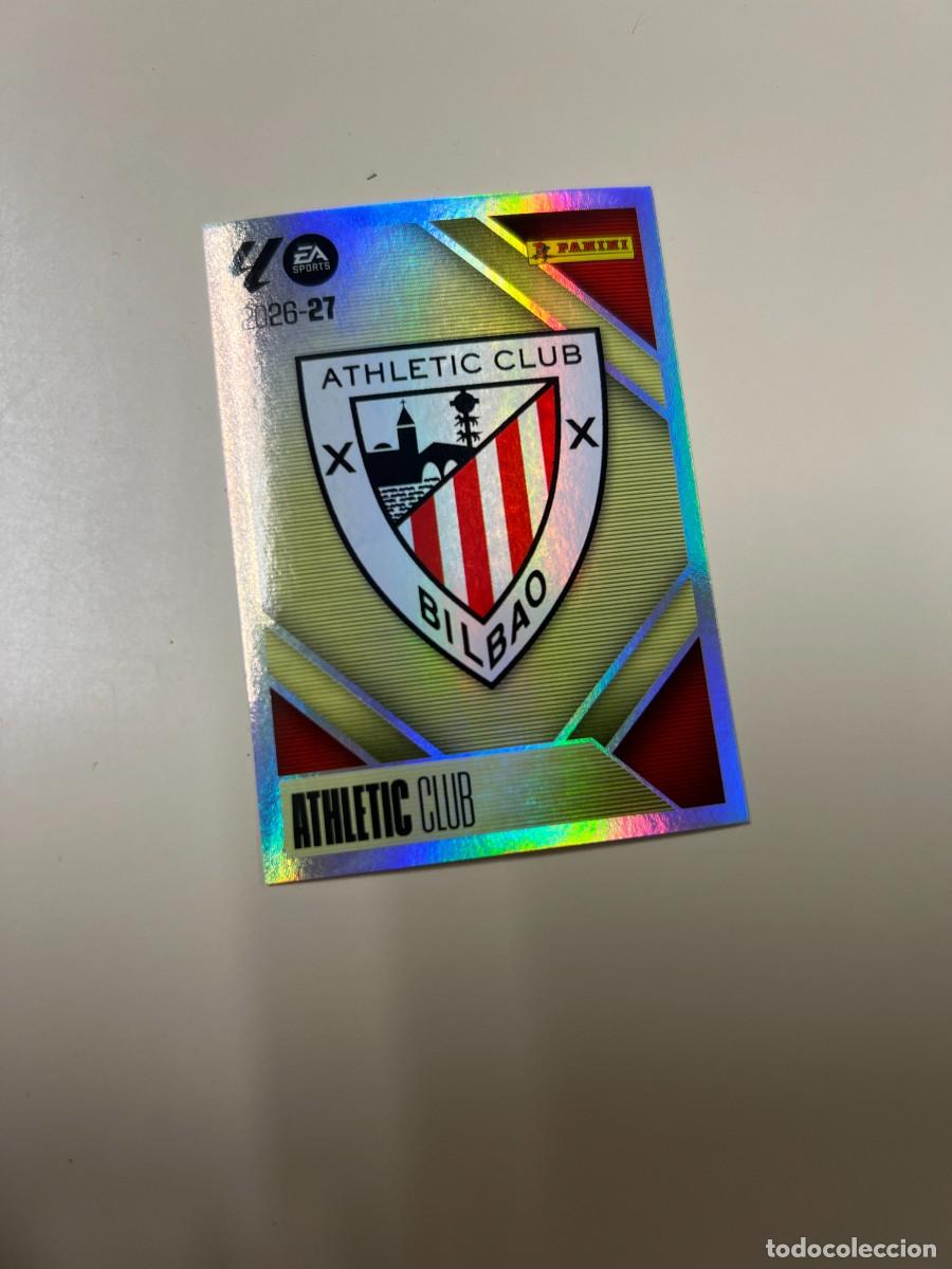 Cromos de f&uacute;tbol: 1 ESCUDO ATHLETIC CLUB DE BILBA LOGO LIGA ESTE EDICIONES ESTE 2026 2027 26 27