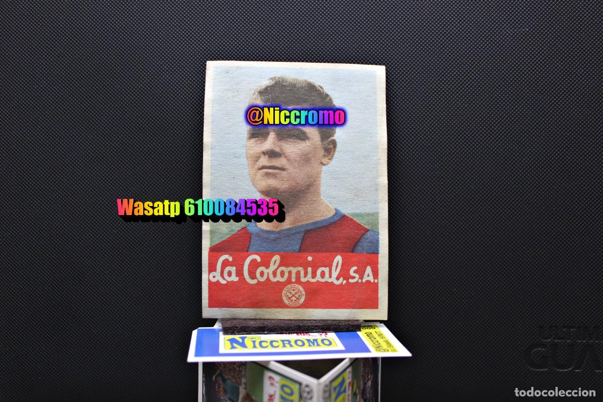Cromos de f&uacute;tbol: kubala barcelona la colonial 1954 recuperado con manchas ver fotos liga futbol + en niccromo