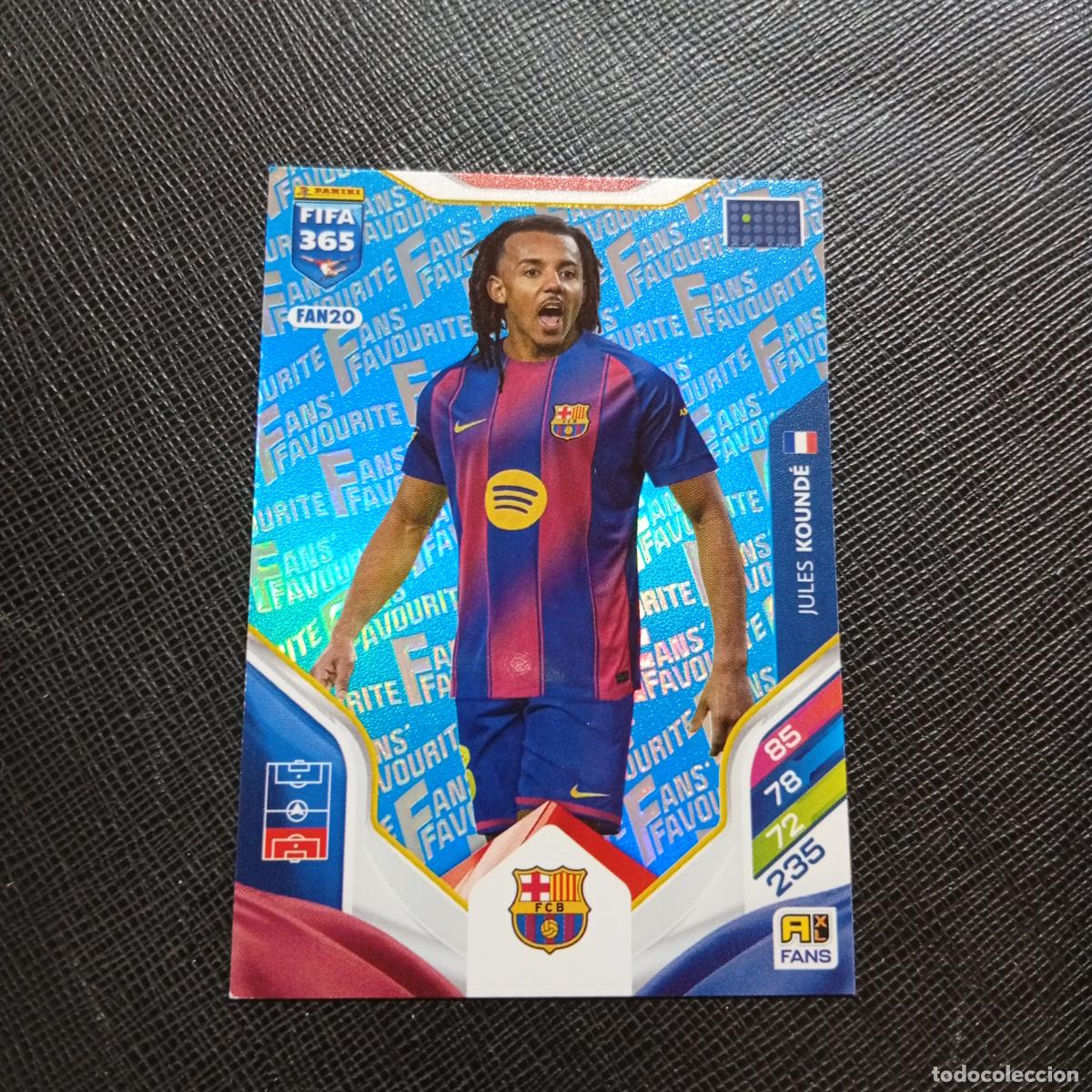 Football Stickers: FAN20 KOUNDE BARCELONA ADRENALYN 2025 2026 FIFA 365 CROMO FUTBOL 25 26 - A215 PG61 AZUL
