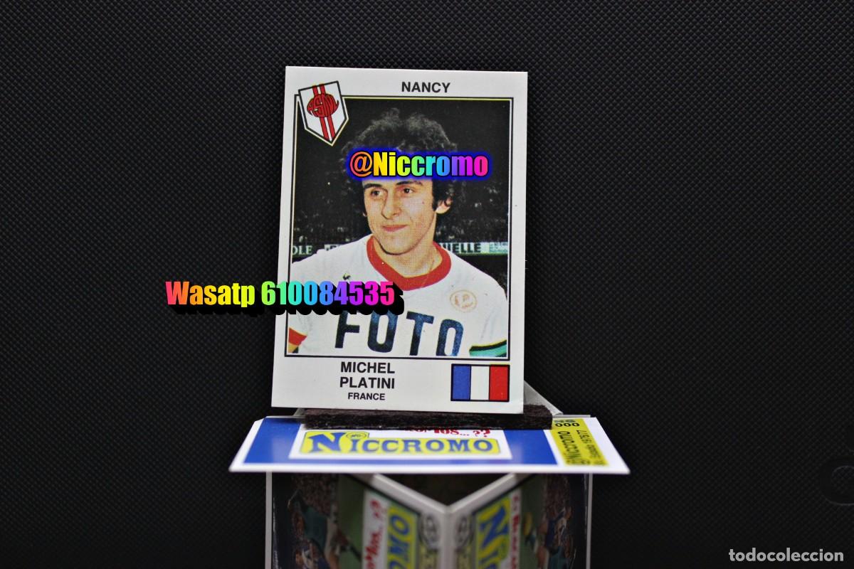 Football Stickers: michel platini nancy 1978 1979 francia cromos nuevo sin pegar 79 ver fotos liga futbol + en niccromo