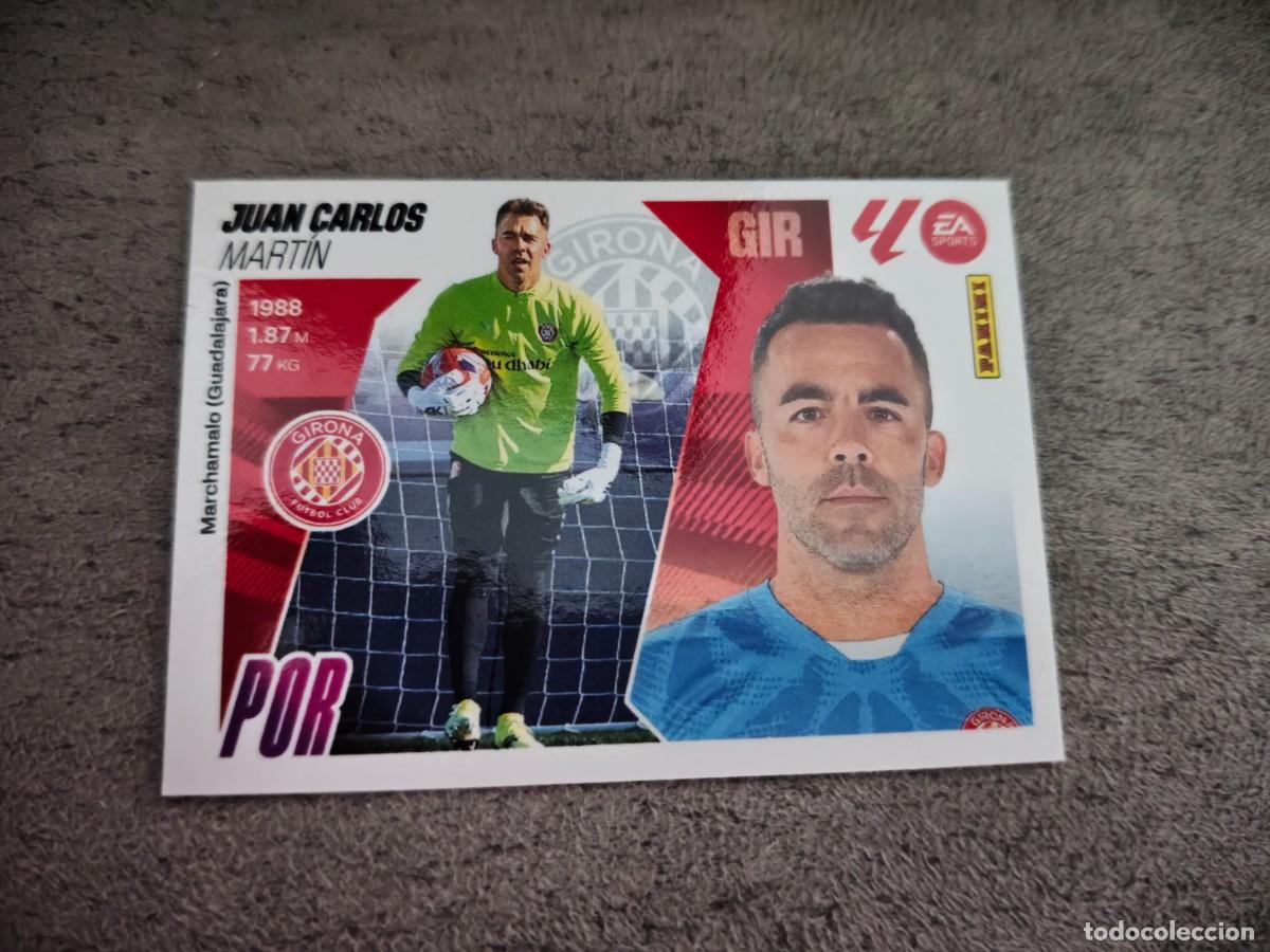 Football Stickers: Cromo 4B JUAN CARLOS MART&Iacute;N GIRONA FC. Colecci&oacute;n LALIGA F&uacute;tbol 2025-2026 PANINI Nuevo