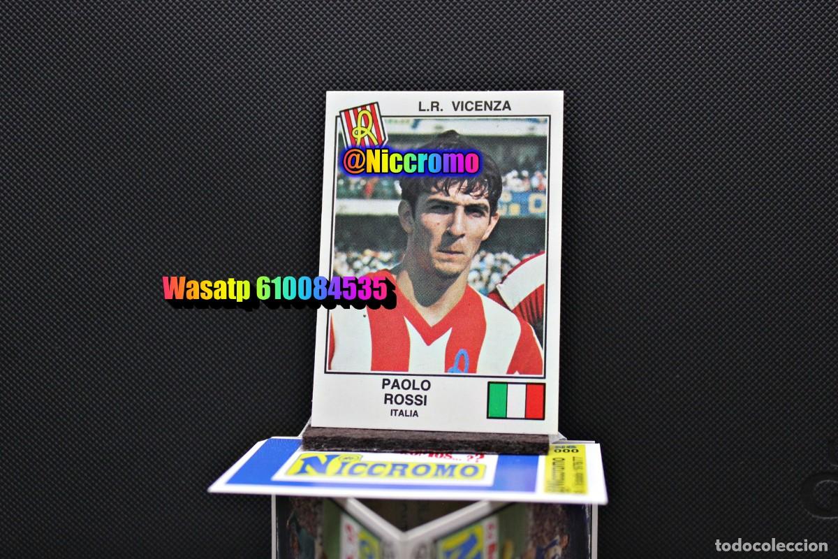 Cromos de f&uacute;tbol: paolo rossi vicenza 1978 1979 italia cromos nuevo sin pegar 79 ver fotos liga futbol + en niccromo