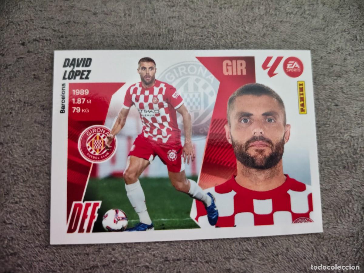 Fu&szlig;ball-Sticker: Cromo 7 DAVID L&Oacute;PEZ GIRONA FC. Colecci&oacute;n LALIGA F&uacute;tbol 2025-2026 PANINI Nuevo