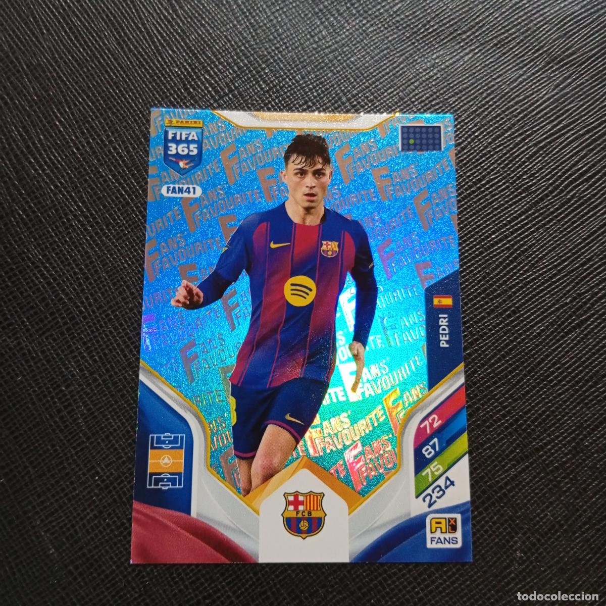 Football Stickers: FAN41 PEDRI BARCELONA ADRENALYN 2025 2026 FIFA 365 CROMO FUTBOL 25 26 - A215 PG61 AZUL