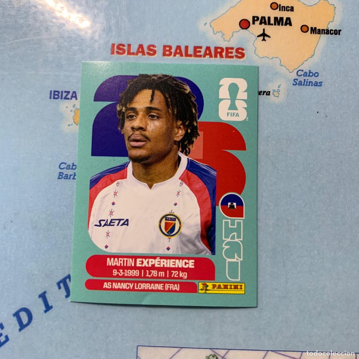 Football Stickers: Haiti n&uacute;mero 4 cromo panini Mundial Fifa World Cup 2026