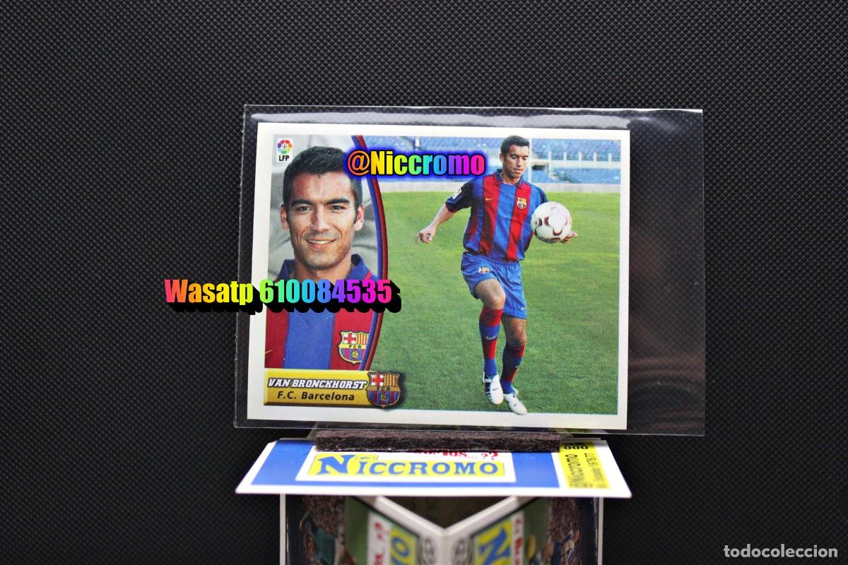 Cromos de f&uacute;tbol: van bronckhorst barcelona 2003 2004 fichaje 37 nuevo sin pegar ver fotos liga futbol + en niccromo