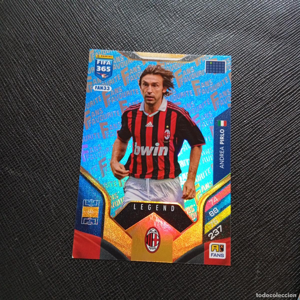 Cromos de f&uacute;tbol: FAN33 PIRLO MILAN ADRENALYN 2025 2026 FIFA 365 CROMO FUTBOL 25 26 - A215 PG61 AZUL