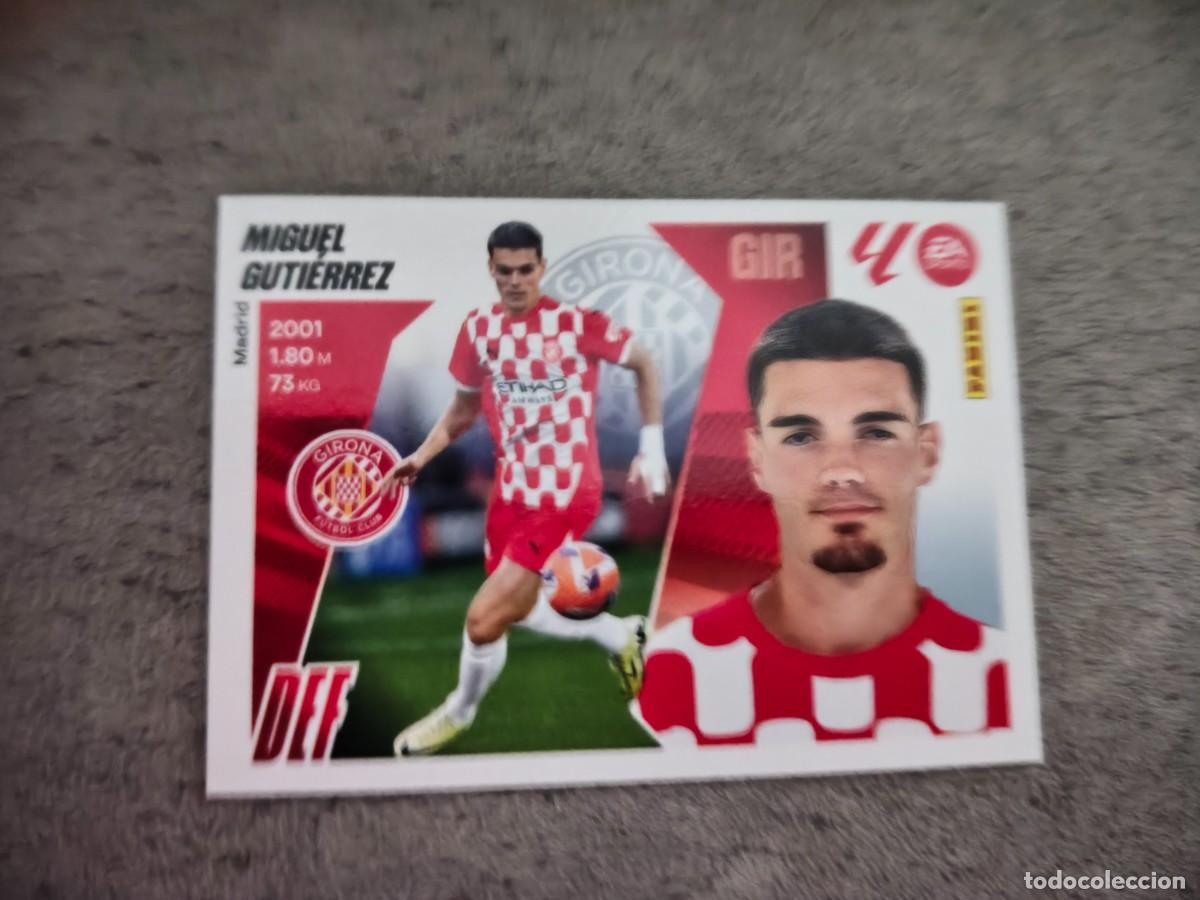 Cromos de f&uacute;tbol: Cromo 10 MIGUEL GUTI&Eacute;RREZ GIRONA FC. Colecci&oacute;n LALIGA F&uacute;tbol 2025-2026 PANINI Nuevo