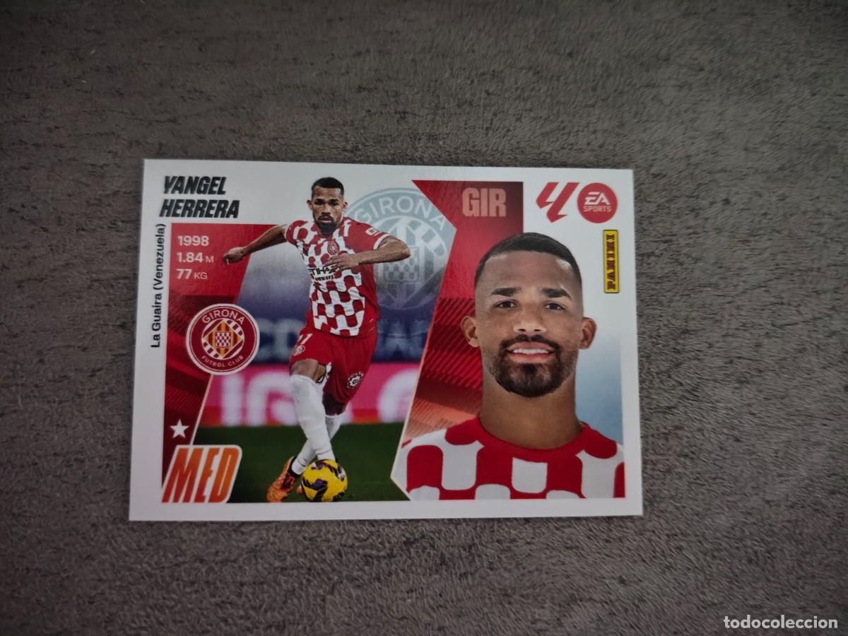 Cromos de f&uacute;tbol: Cromo 14 YANGEL HERRERA GIRONA FC. Colecci&oacute;n LALIGA F&uacute;tbol 2025-2026 PANINI Nuevo