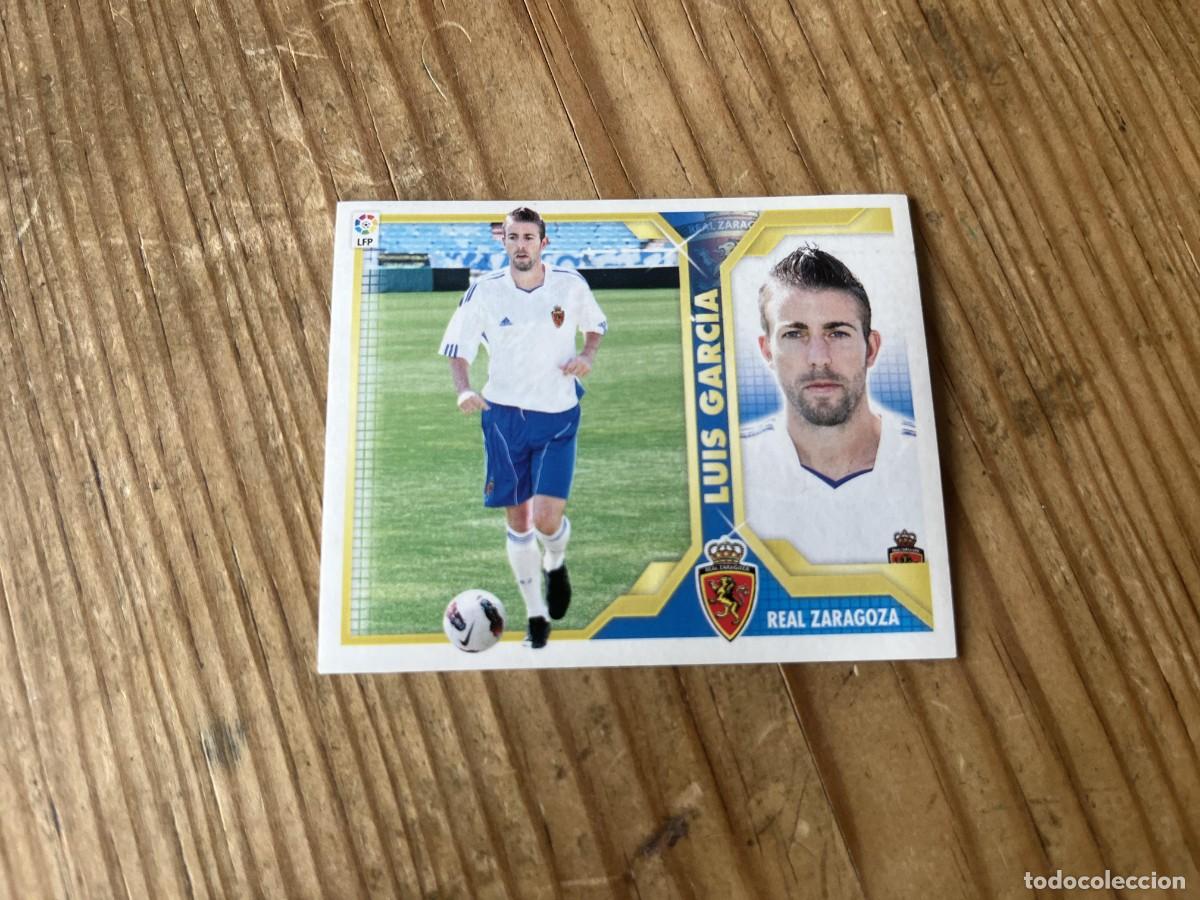 Cromos de f&uacute;tbol: CROMO SIN PEGAR NUNCA PEGADO LIGA ESTE 11 12 2011 2012 COLOCA ZARAGOZA # 15B LUIS GARCIA