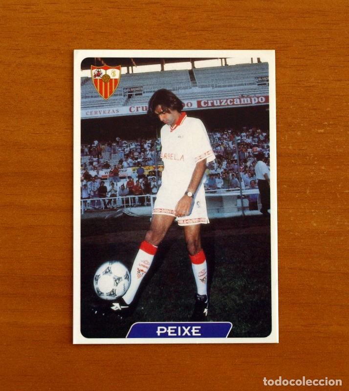 Cromos de f&uacute;tbol: Sevilla -N&ordm; 83 Peixe -UH-&Uacute;ltima Hora -Las Fichas la Liga 95-96-1995-1996 -Mundicromo