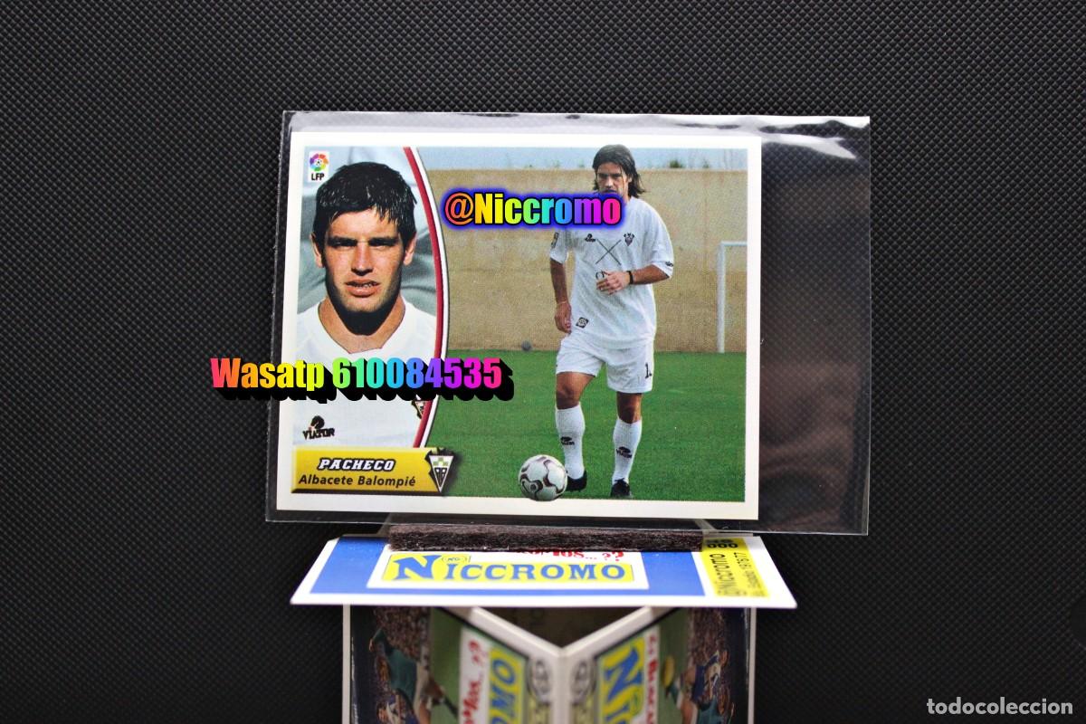 Cromos de f&uacute;tbol: pacheco albacete 2003 2004 fichaje 43 este nuevo sin pegar ver fotos liga futbol + en niccromo