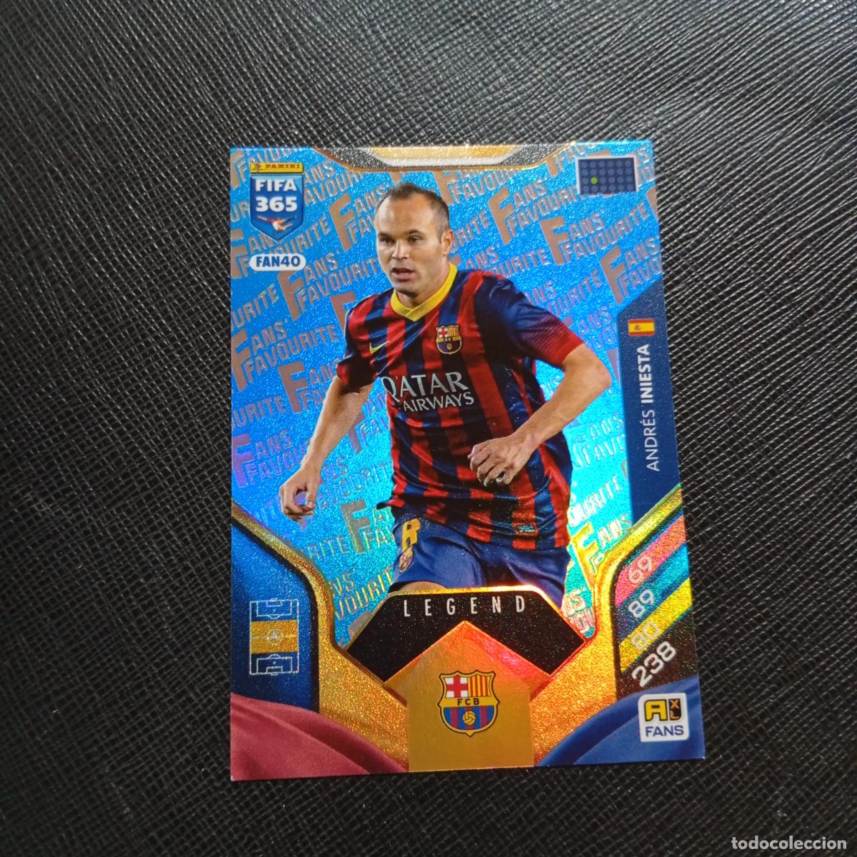 Figurine di Calcio: FAN40 INIESTA BARCELONA ADRENALYN 2025 2026 FIFA 365 CROMO FUTBOL 25 26 - A215 PG62 AZUL