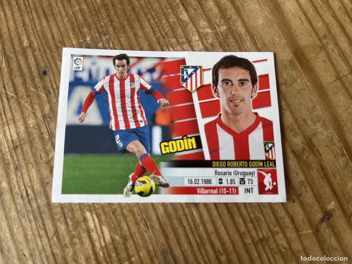 Cromos de f&uacute;tbol: CROMO SIN PEGAR NUNCA PEGADO ALBUM LIGA ESTE 13 14 2013 2014 ATLETICO MADRID # 5 GODIN