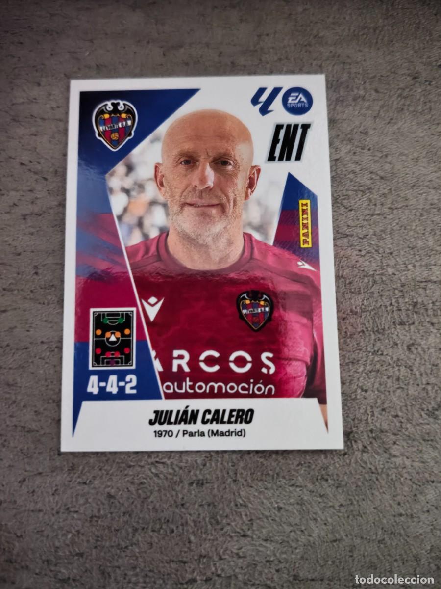 Cromos de f&uacute;tbol: Cromo 2 JULI&Aacute;N CALERO LEVANTE UD. Colecci&oacute;n LALIGA F&uacute;tbol 2025-2026 PANINI Nuevo