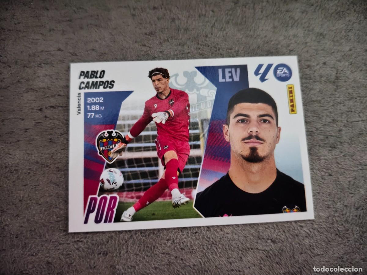 Cromos de f&uacute;tbol: Cromo 3 PABLO CAMPOS LEVANTE UD. Colecci&oacute;n LALIGA F&uacute;tbol 2025-2026 PANINI Nuevo