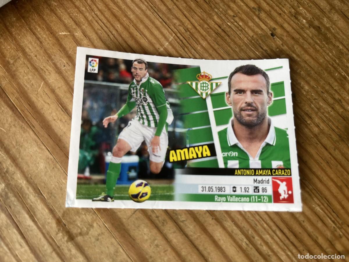 Cromos de f&uacute;tbol: CROMO SIN PEGAR NUNCA PEGADO ALBUM LIGA ESTE 13 14 2013 2014 BETIS # 4 AMAYA