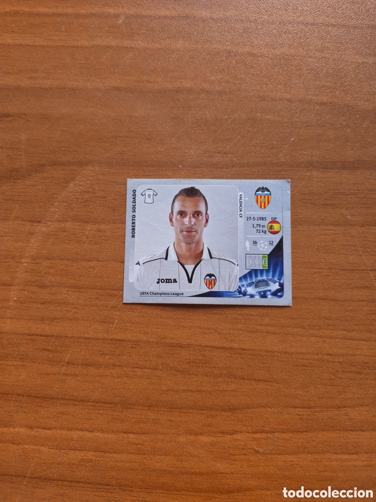 Fu&szlig;ball-Sticker: Cromo Roberto Soldado, Valencia 12/13