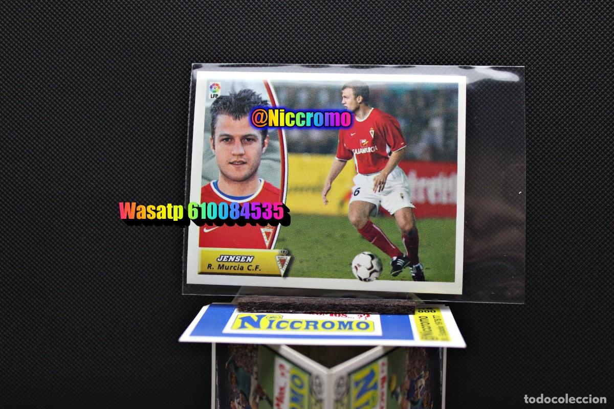 Fu&szlig;ball-Sticker: jensen murcia 2003 2004 fichaje 45 este nuevo sin pegar ver fotos liga futbol + en niccromo