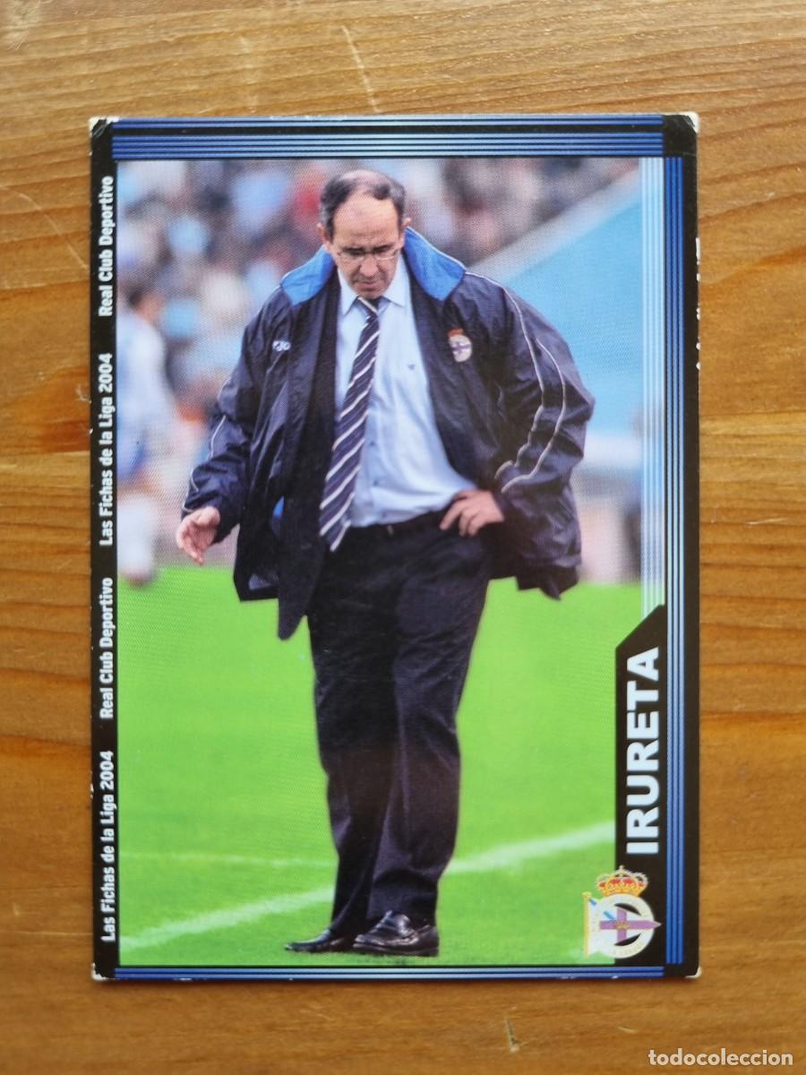 Fu&szlig;ball-Sticker: 57 IRURETA (Deportivo La Coru&ntilde;a). Las Fichas de la Liga 2003 2004 03 04 (Mundicromo)