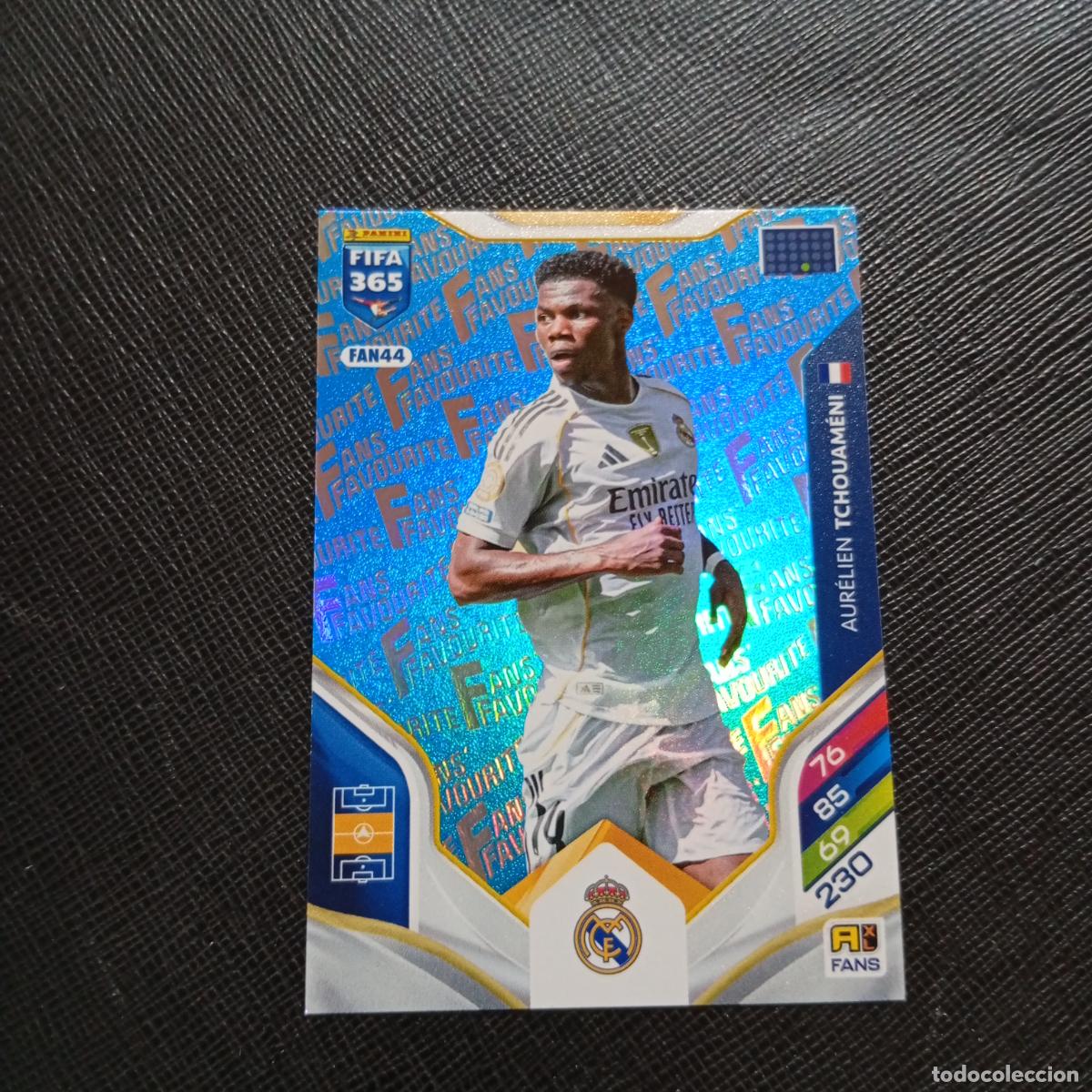 Fu&szlig;ball-Sticker: FAN44 TCHOUAMENI REAL MADRID ADRENALYN 2025 2026 FIFA 365 CROMO FUTBOL 25 26 - A215 PG62 AZUL