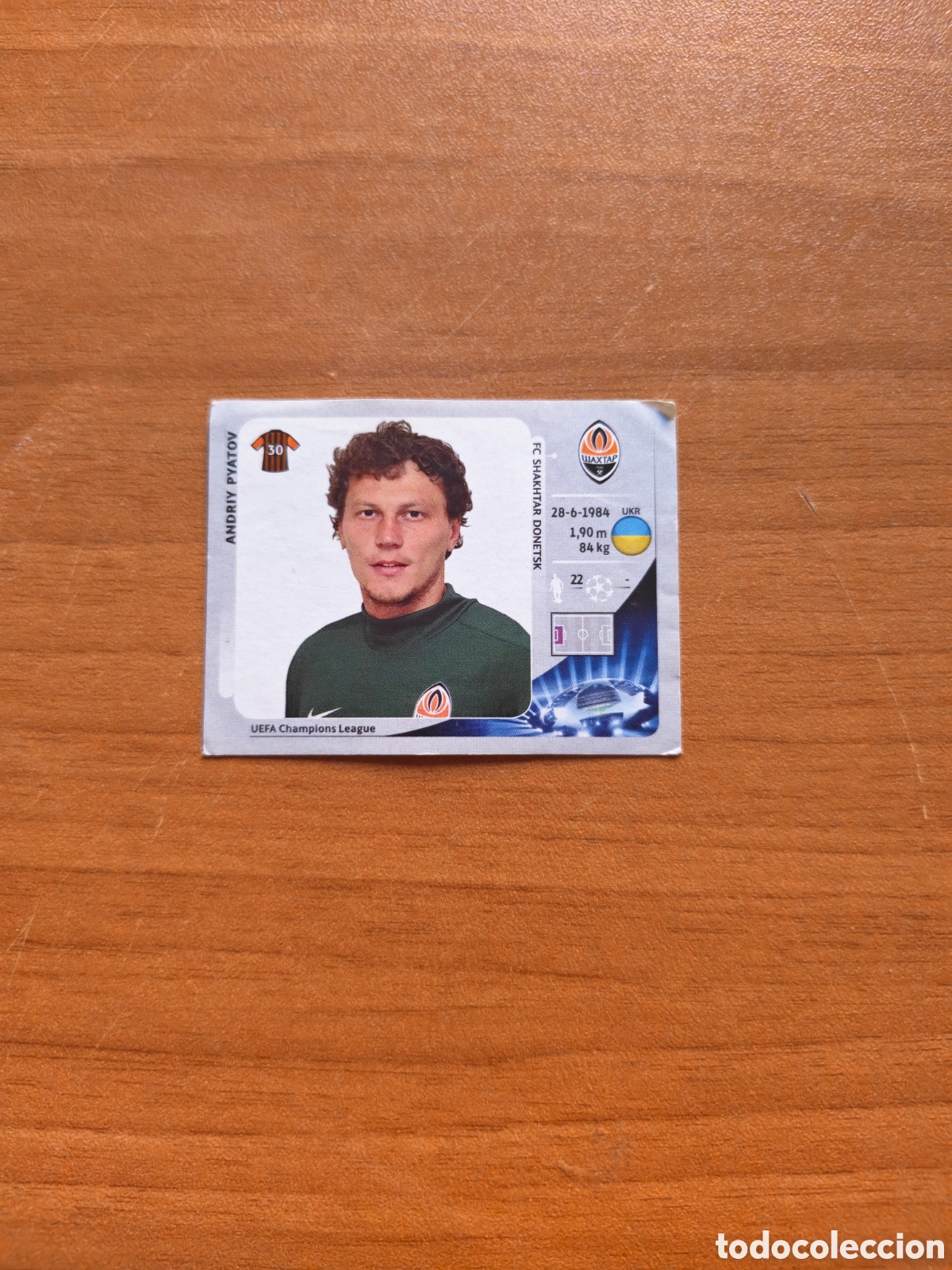 Figurine di Calcio: Cromos Andriy Pyatov, 12/13 Champions League