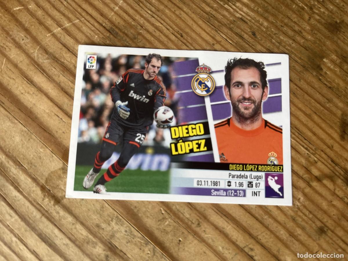 Cromos de Futebol: CROMO SIN PEGAR NUNCA PEGADO ALBUM LIGA ESTE 13 14 2013 2014 REAL MADRID # 2 DIEGO LOPEZ