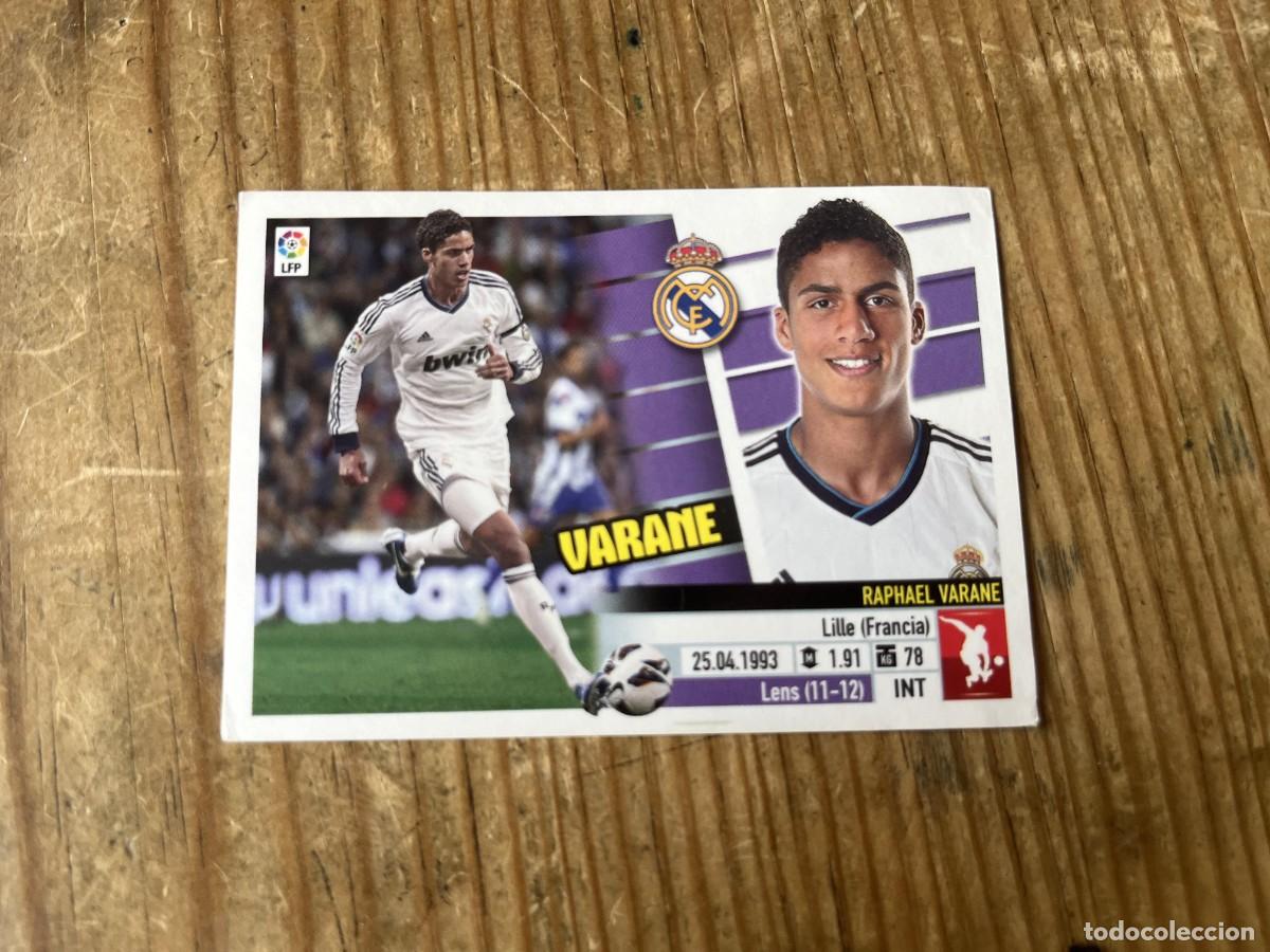 Football Stickers: CROMO SIN PEGAR NUNCA PEGADO ALBUM LIGA ESTE 13 14 2013 2014 REAL MADRID # 5 VARANE