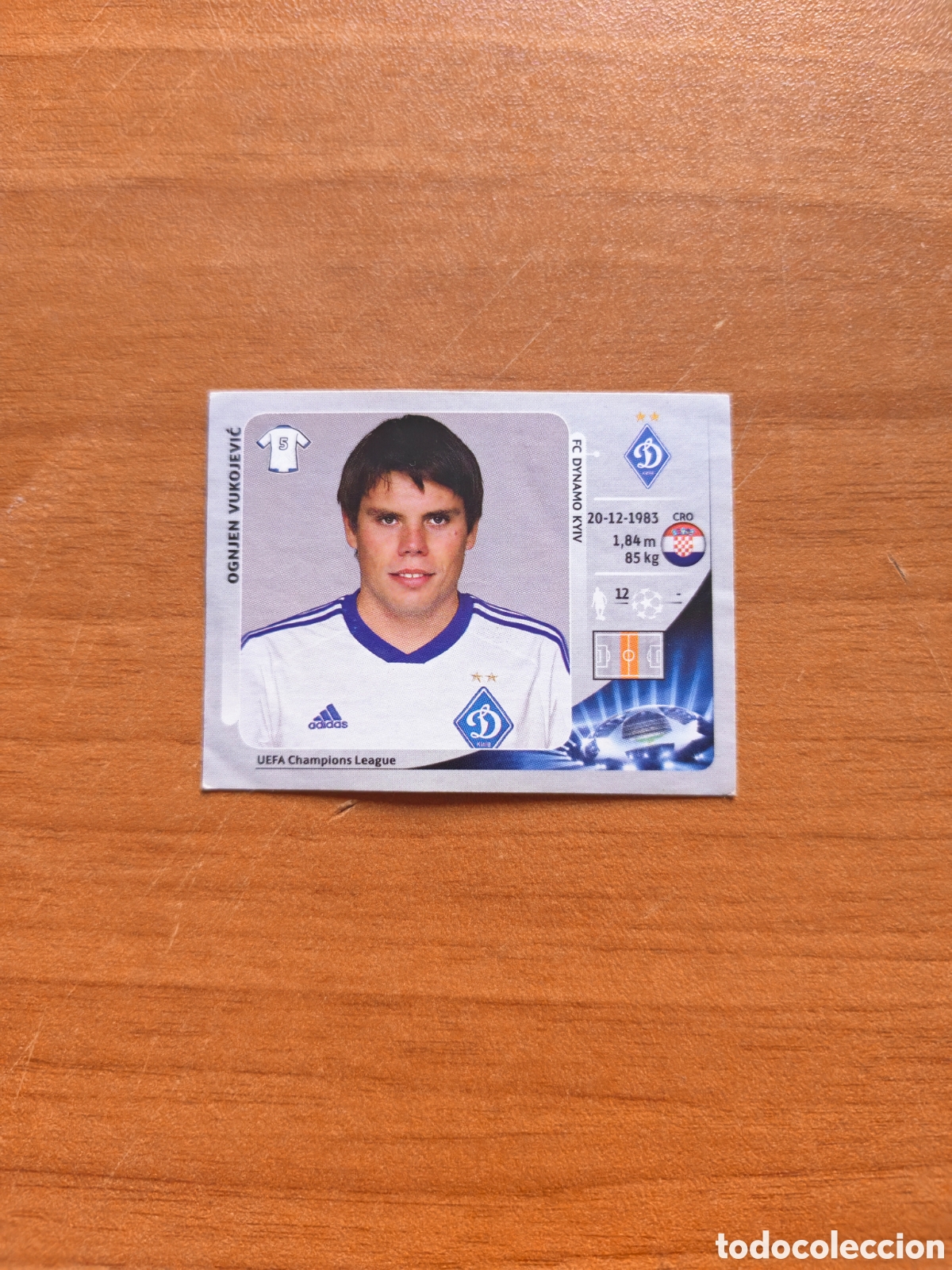 Cromos de f&uacute;tbol: Cromo Ognjen champions league 12/13