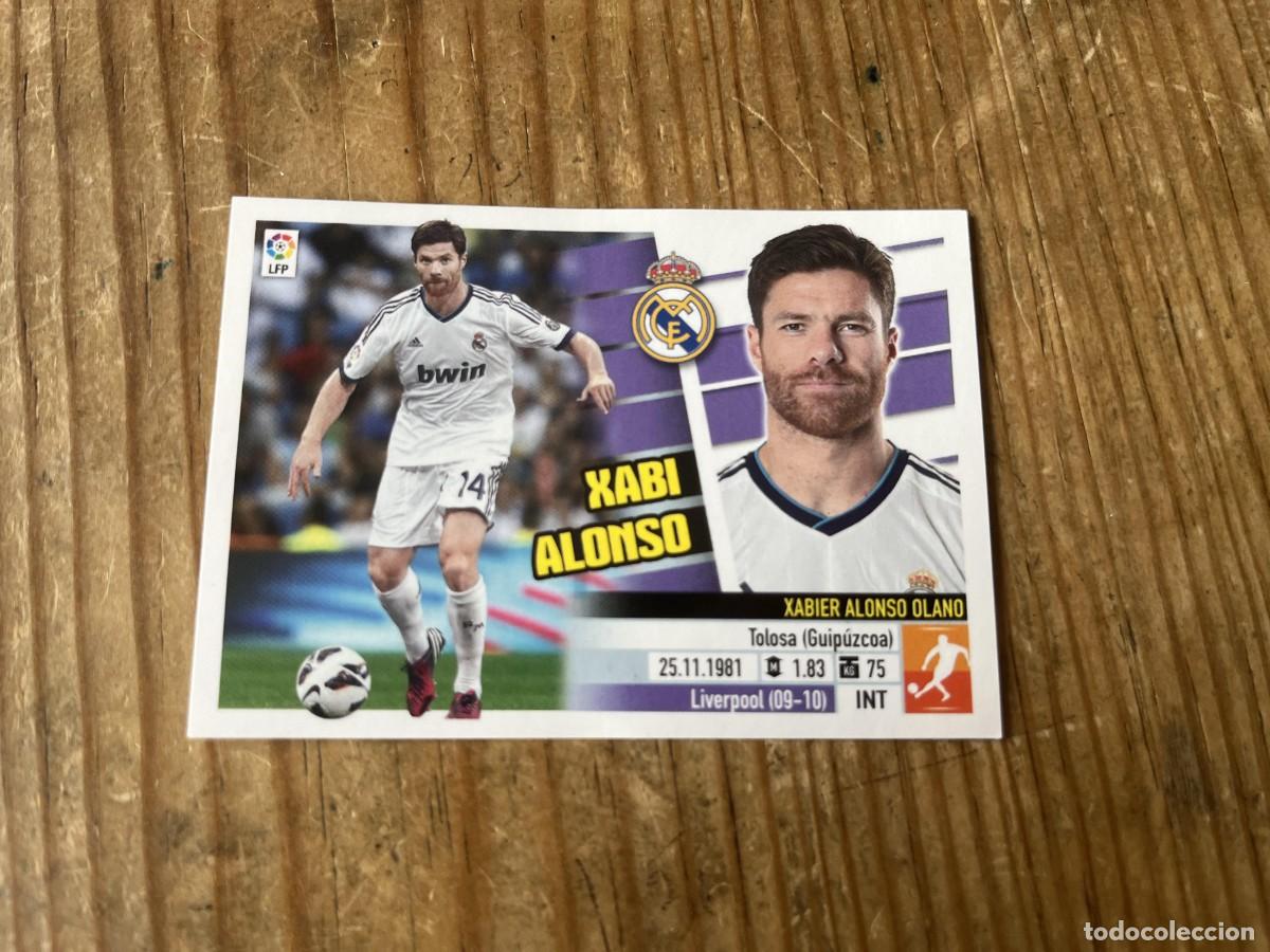 Cromos de f&uacute;tbol: CROMO SIN PEGAR NUNCA PEGADO ALBUM LIGA ESTE 13 14 2013 2014 REAL MADRID # 9 XABI ALONSO