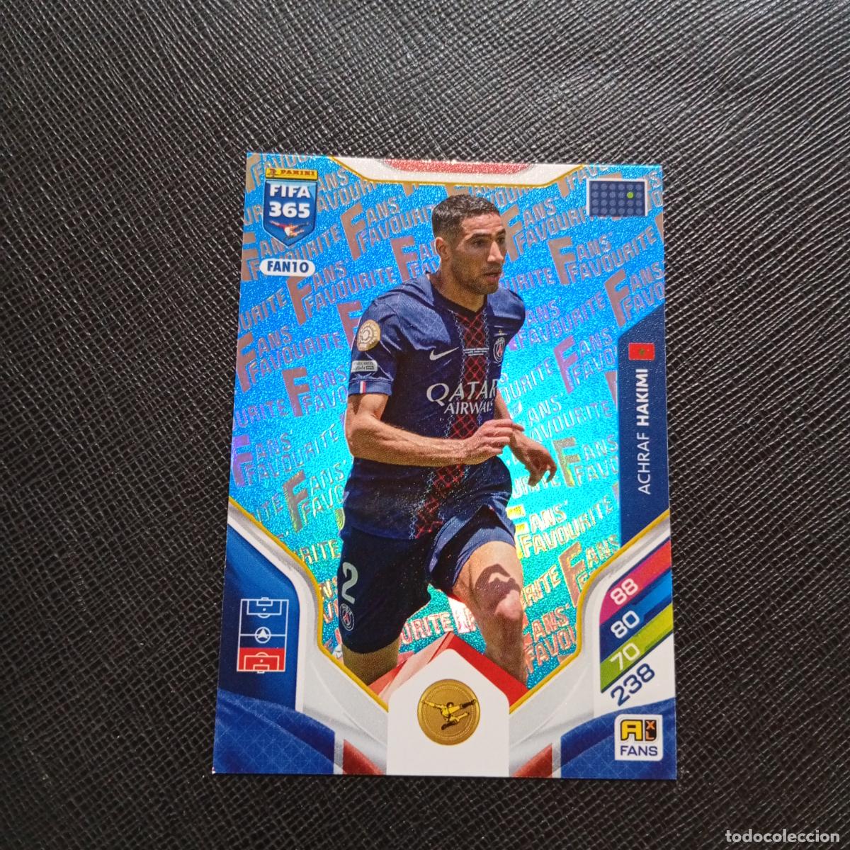Cromos de f&uacute;tbol: FAN10 HAKIMI PSG ADRENALYN 2025 2026 FIFA 365 CROMO FUTBOL 25 26 - A215 PG63 AZUL