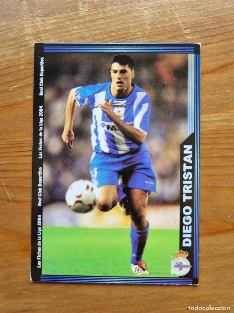 Cromos de f&uacute;tbol: 75 DIEGO TRIST&Aacute;N (Deportivo La Coru&ntilde;a). Las Fichas de la Liga 2003 2004 03 04 (Mundicromo)