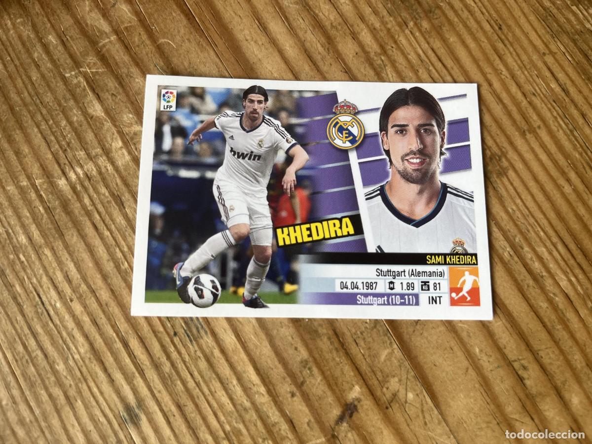 Cromos de f&uacute;tbol: CROMO SIN PEGAR NUNCA PEGADO ALBUM LIGA ESTE 13 14 2013 2014 REAL MADRID # 10 KHEDIRA