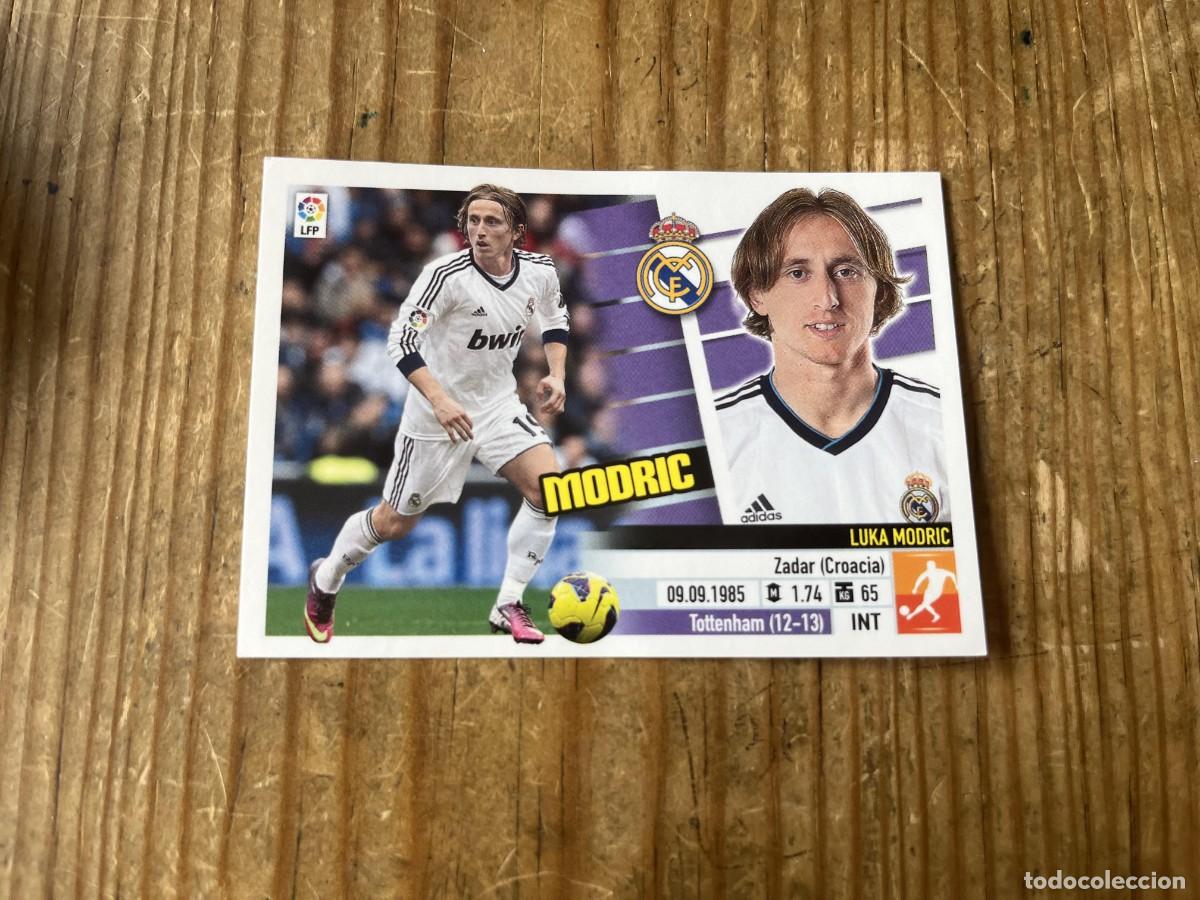 Cromos de f&uacute;tbol: CROMO SIN PEGAR NUNCA PEGADO ALBUM LIGA ESTE 13 14 2013 2014 REAL MADRID # 11 MODRIC