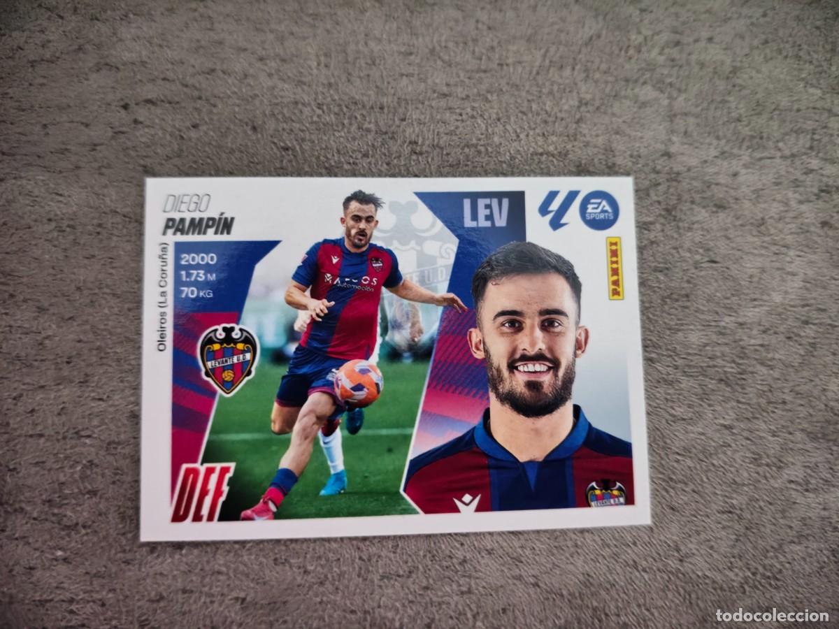 Cromos de f&uacute;tbol: Cromo 10 DIEGO PAMP&Iacute;N LEVANTE UD. Colecci&oacute;n LALIGA F&uacute;tbol 2025-2026 PANINI Nuevo