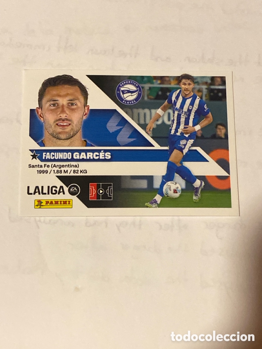 Cromos de f&uacute;tbol: Coloca 8bis garces liga 2026-27