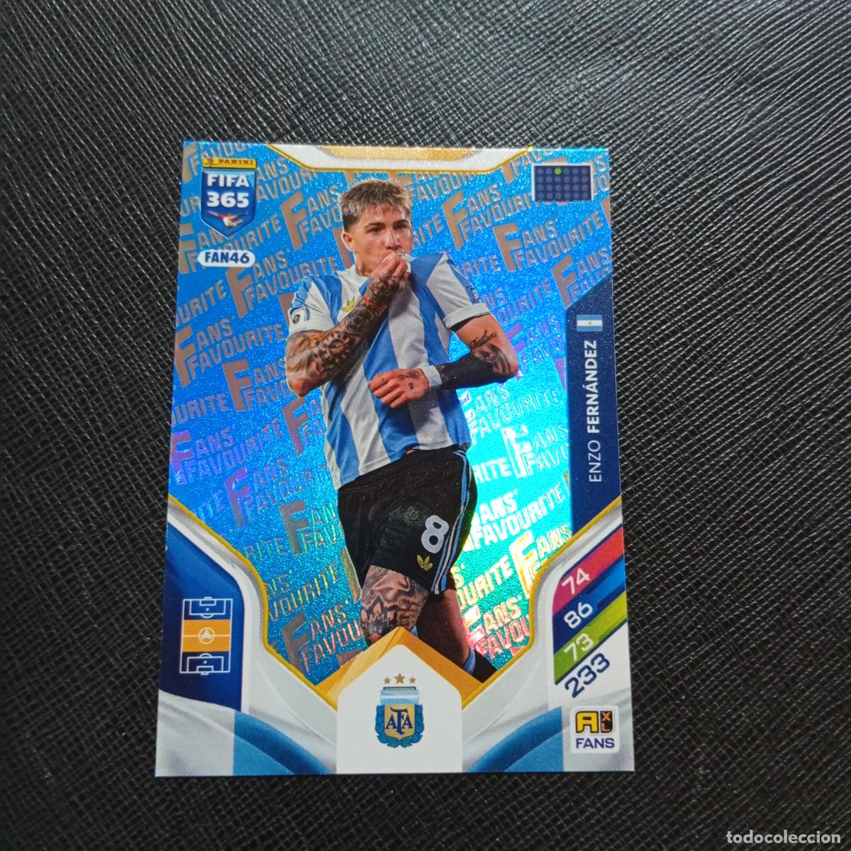Cromos de f&uacute;tbol: FAN46 ENZO FERNANDEZ ARGENTINA ADRENALYN 2025 2026 FIFA 365 CROMO FUTBOL 25 26 - A215 PG63 AZUL