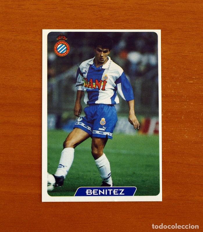 Cromos de f&uacute;tbol: R.C.D. Espa&ntilde;ol-Espayol-N&ordm; 108 Benitez-UH-&Uacute;ltima Hora -Las Fichas la Liga 95-96-1995-1996 -Mundicromo