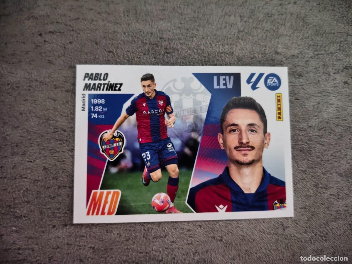 Cromos de f&uacute;tbol: Cromo 15 PABLO MART&Iacute;NEZ LEVANTE UD. Colecci&oacute;n LALIGA F&uacute;tbol 2025-2026 PANINI Nuevo
