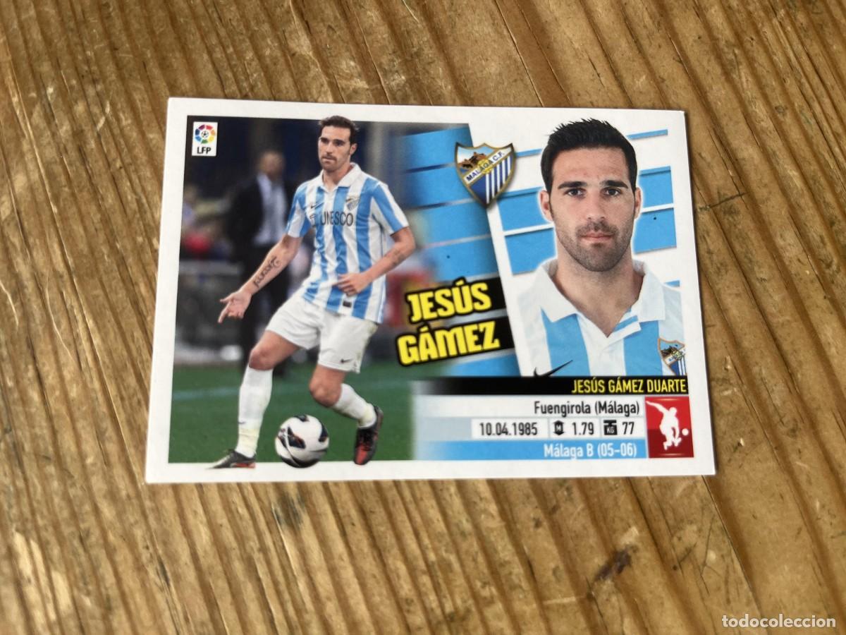 Cromos de f&uacute;tbol: CROMO SIN PEGAR NUNCA PEGADO ALBUM LIGA ESTE 13 14 2013 2014 MALAGA # 3 JESUS GAMEZ