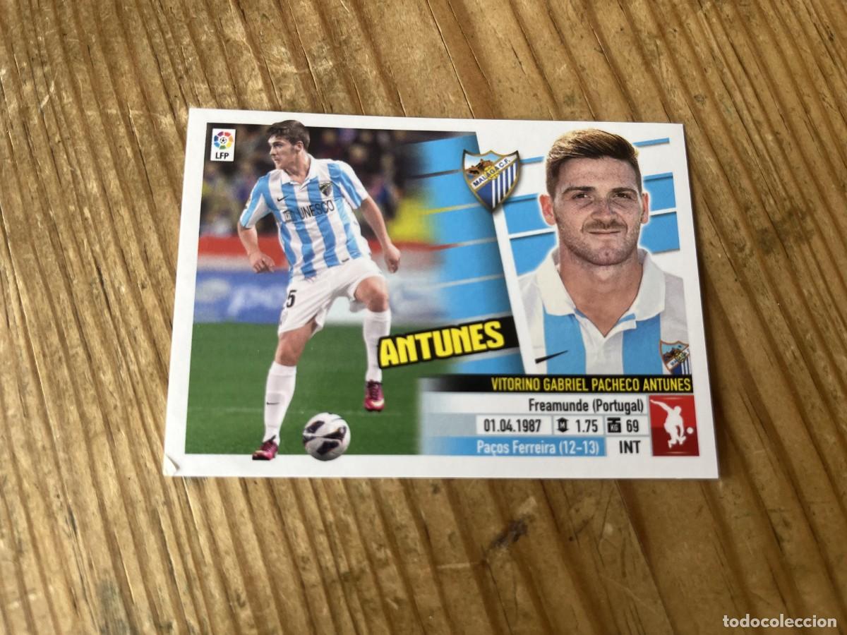 Cromos de f&uacute;tbol: CROMO SIN PEGAR NUNCA PEGADO ALBUM LIGA ESTE 13 14 2013 2014 MALAGA # 6B ANTUNES