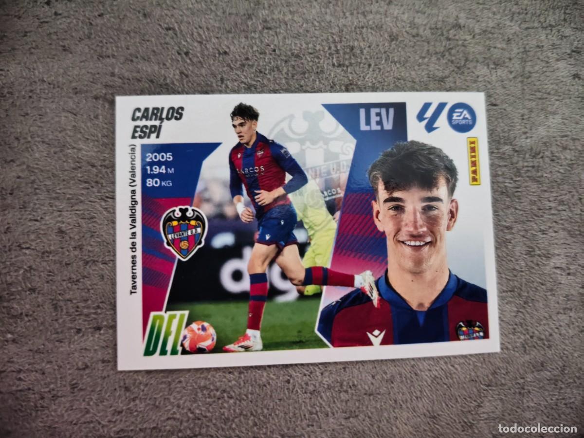 Cromos de f&uacute;tbol: Cromo 19A CARLOS ESP&Iacute; LEVANTE UD. Colecci&oacute;n LALIGA F&uacute;tbol 2025-2026 PANINI Nuevo