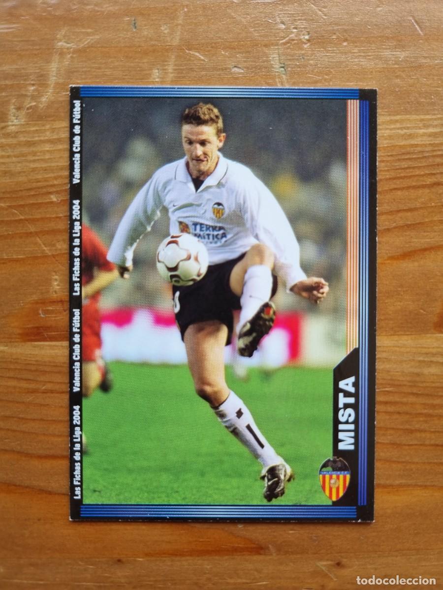 Cromos de f&uacute;tbol: 130 MISTA (Valencia CF). Las Fichas de la Liga 2003 2004 03 04 (Mundicromo)