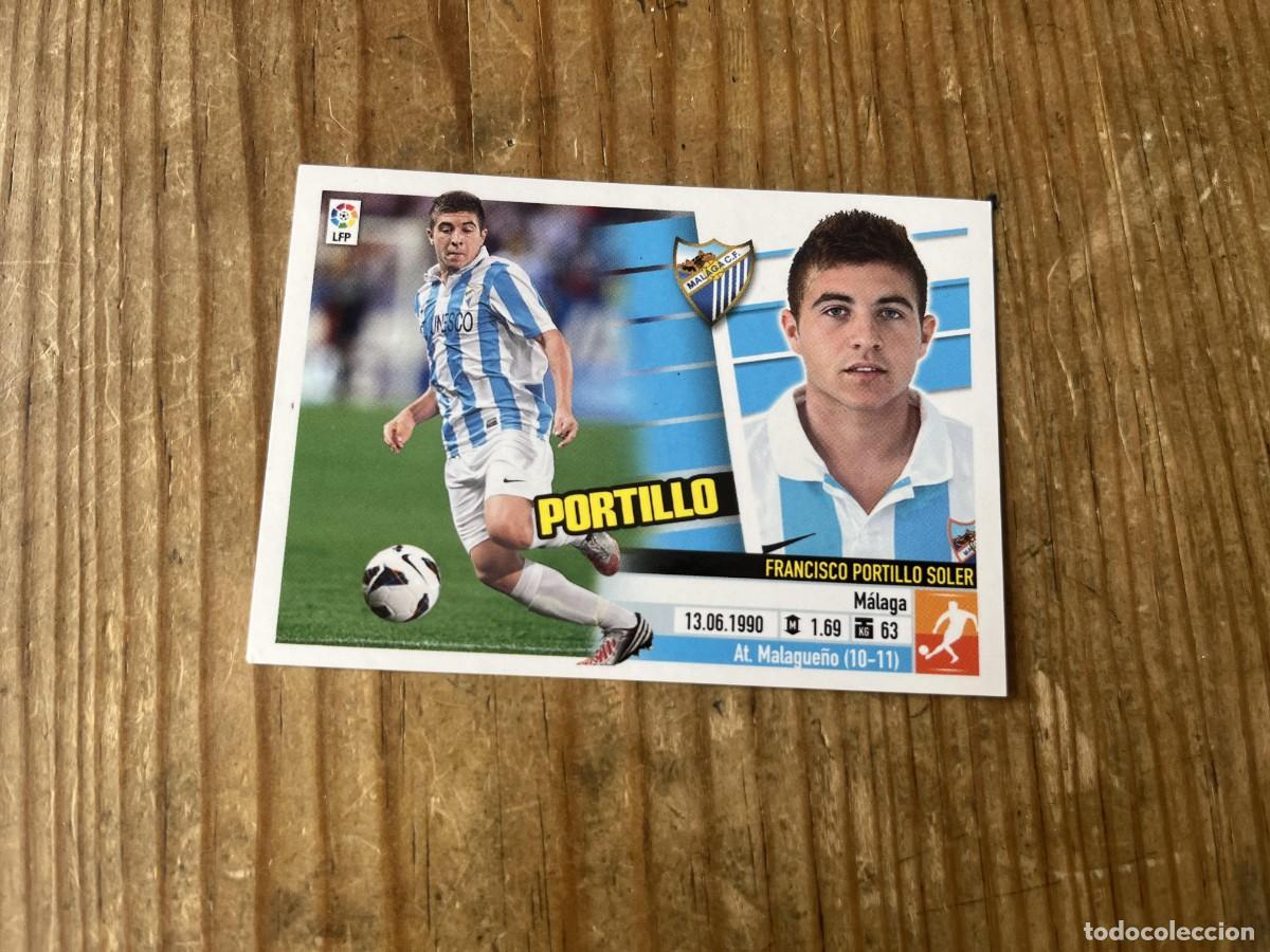 Cromos de f&uacute;tbol: CROMO SIN PEGAR NUNCA PEGADO ALBUM LIGA ESTE 13 14 2013 2014 MALAGA # 13B PORTILLO