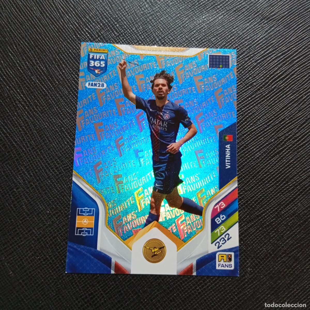 Cromos de f&uacute;tbol: FAN28 VITINHA PSG ADRENALYN 2025 2026 FIFA 365 CROMO FUTBOL 25 26 - A215 PG63 AZUL