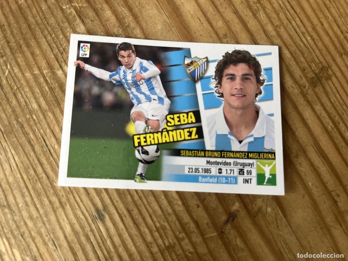 Cromos de f&uacute;tbol: CROMO SIN PEGAR NUNCA PEGADO ALBUM LIGA ESTE 13 14 2013 2014 MALAGA # 15B SEBA FERNANDEZ