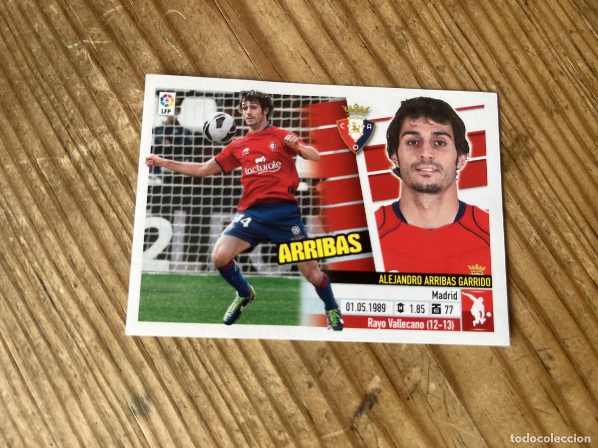 Cromos de f&uacute;tbol: CROMO SIN PEGAR NUNCA PEGADO ALBUM LIGA ESTE 13 14 2013 2014 OSASUNA # 5 ARRIBAS