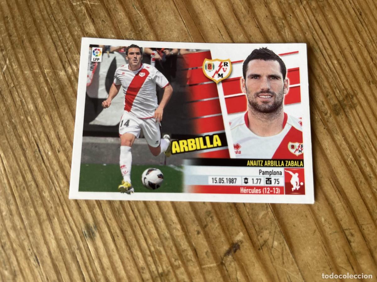 Football Stickers: CROMO SIN PEGAR NUNCA PEGADO ALBUM LIGA ESTE 13 14 2013 2014 RAYO VALLECANO # 4 ARBILLA