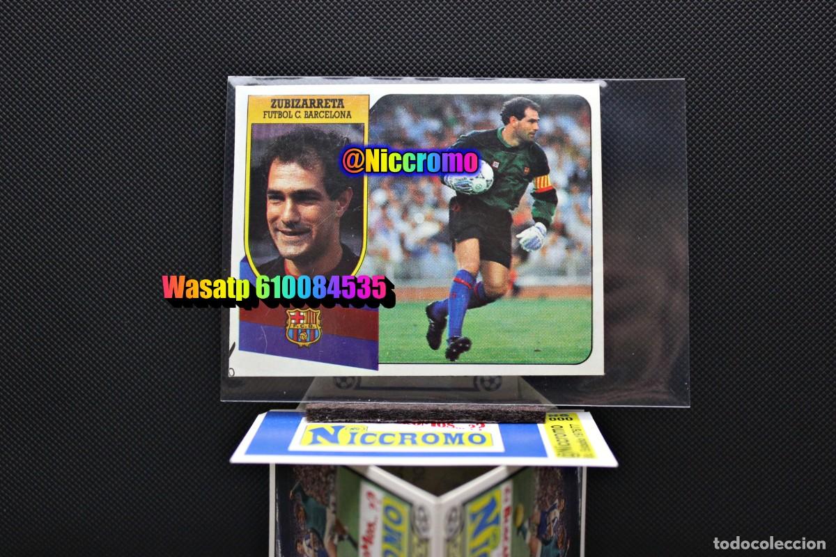Football Stickers: zubizarreta barcelona 91 92 promocion adhesivo este nuevo sin pegar 1991 1992 ver foto + en niccromo